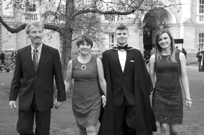 Graduation Portrait at Trinity College Dublin