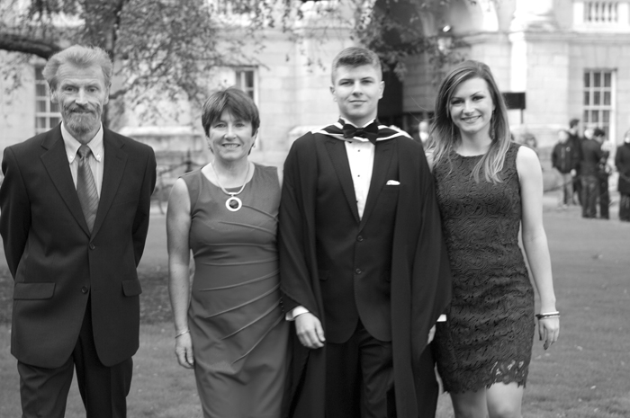 Graduation Portrait at Trinity College Dublin