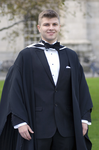 Graduation Portrait at Trinity College Dublin