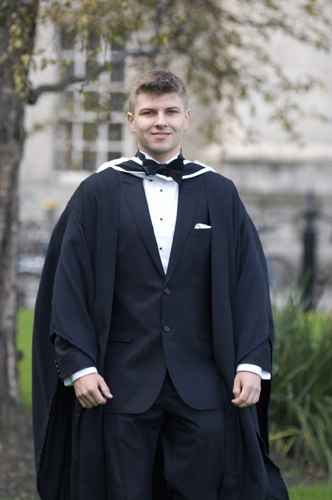 Graduation Portrait at Trinity College Dublin