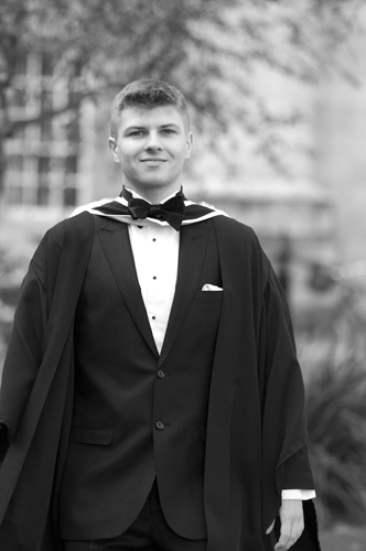 Graduation Portrait at Trinity College Dublin
