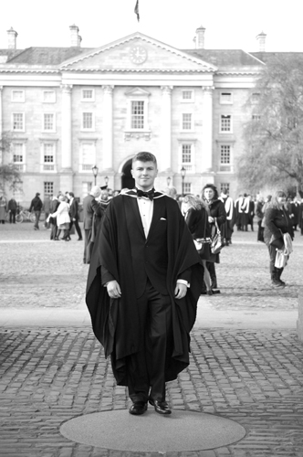 Graduation Portrait at Trinity College Dublin