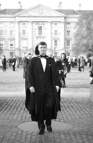 Graduation Portrait at Trinity College Dublin