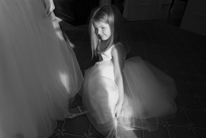 Portrait of Flower Girl Portrait of Flower Girl