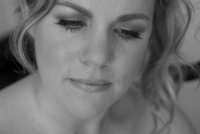 The bride prepares for her wedding at The Powerscourt Estate 