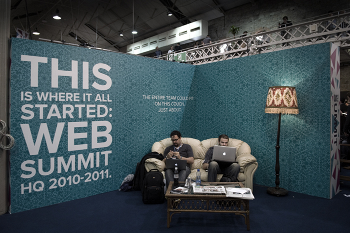 Photograph of attendants at The Web Summit in The RDS